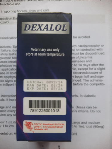 3 Frascos Dexalol10ml Massa Muscular Sem Efeitos Colaterais