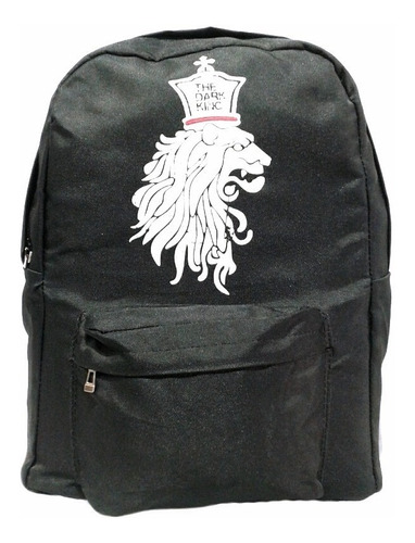 Combo Mochila Colegial  Mas Carpeta The Dark King Leon Off