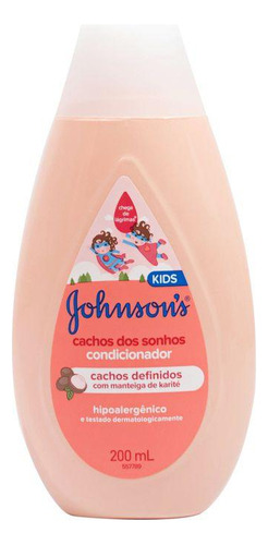 Johnsons Baby Condicionador Cabelos Cacheados 200ml