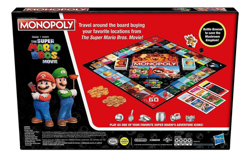 Monopoly Super Mario Bros The Movie (totalmente En Ingles)
