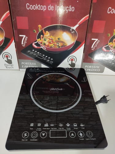 Cooktop Fogão Indução Elétrico Portátil Touch Fogão 1 Boca