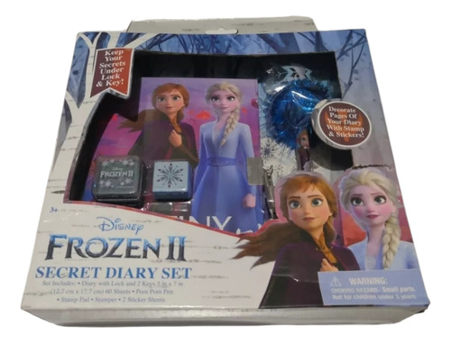Frozen 2 Secret Diary Set Con Llave Disney (Usado)