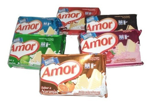 Galletas Amor Ecuatoriana 175gr X 12 Unidades