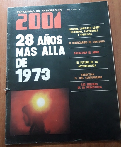 Revista 2001 Periodismo De Anticipacion N°54  Diciembre 1972