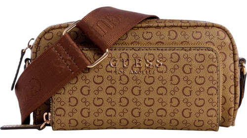 Bolsa Guess Factory Cg947969-moc Acabado de los herrajes Níquel Color Marrón Correa de hombro Marrón Diseño de la tela Lisa