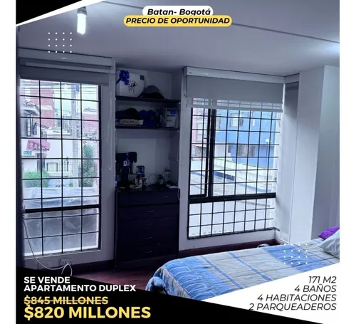 Venta Apartamento Duplex Batan Bogota Ubicación Privilegiada