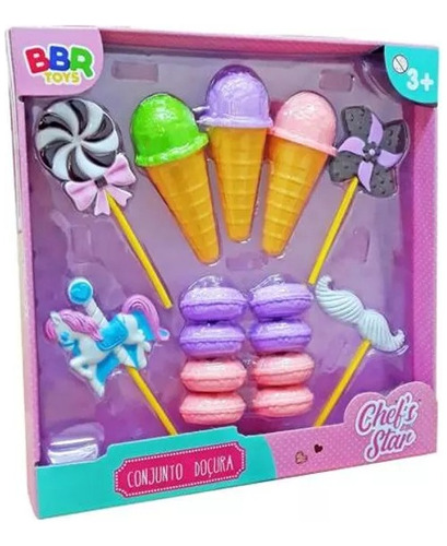 Chefs Star Conjunto Doçura Pirulitos E Sorvetes Bbr Toys