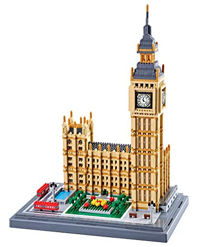 Bidiutoy Big Ben Architecture Model Building Block Sets, Wor