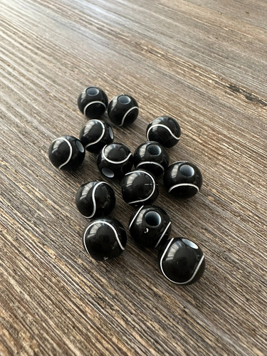 Abalorio Kit Balones 5 Modelos, 50 Pzs C/u , 250pzs Total Multicolor 1 Cm 1 Cm