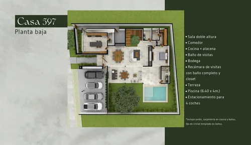 Casa En Venta En Mérida, Privada El Origen, Mod. 597, De Lujo