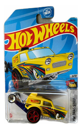 Hot Wheels Marca Poppa Modelo Eheelie Usa Amarillo!