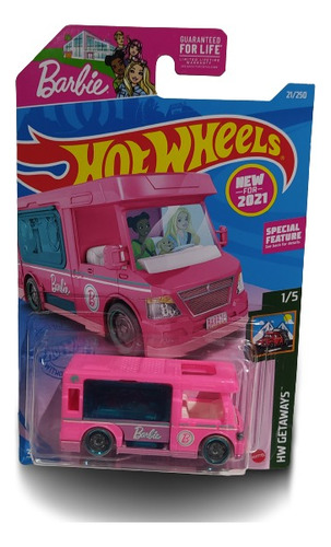 Hot Wheels Barbie Dream Camper #21 M-1 Ed-2021 Usa