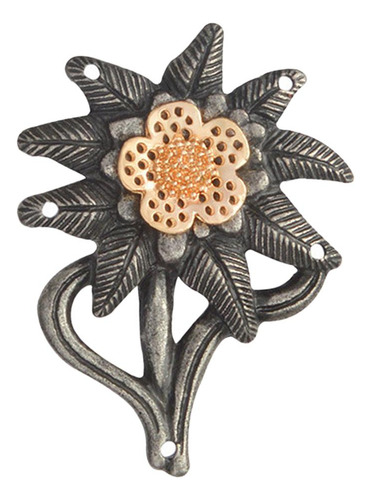 Moda Mujeres Hombres Edelweiss Flor Broche Insignia Insignia