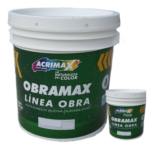 Latex Interior Exterior Standard Acrimax 18l+ 3,6l De Regalo