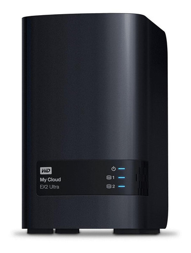 Disco externo NAS Western Digital My Cloud EX2 Ultra WDBVBZ0040JCH 4TB preto