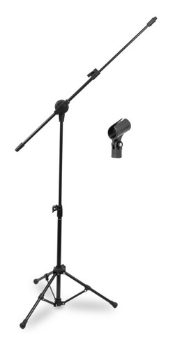 Imagem 4 de 10 de Kit Arcano Microfone Am-black-1 + Am-f1 + Pedestal Pmv