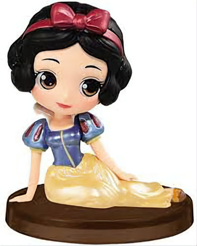 Princesas Mini Figura Colección Decoración Base Blancanieves