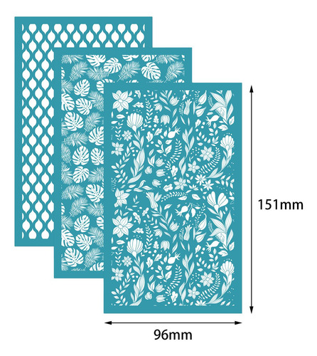 3 Peças De Estênceis De Serigrafia Para Kits De Alce