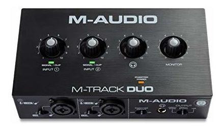M-audio M-track Duo: Interfaz De Audio Usb Para Grabacion, T