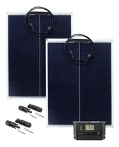 Comprar 2 Painéis Solares Fotovoltaico Flexível 50w E Controlador