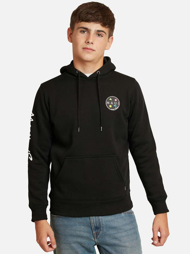 Poleron Cookie Classic Hoodies Infantil Negro Maui And Sons