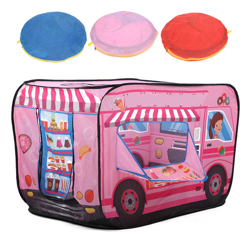 Tienda De Juegos Para Niños, Camión De Helados, Autobús Poli