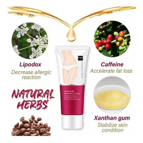 Crema\gelcelulitis Estrias Pechos Gluteos Celulitis Adelgaza Hrbal