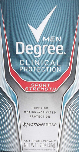 Degree Men Clinical Protection Sport Strength Antitranspiran