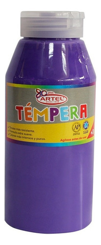 Frasco Tempera Artel 500ml - Todos Los Colores Color Violeta 46