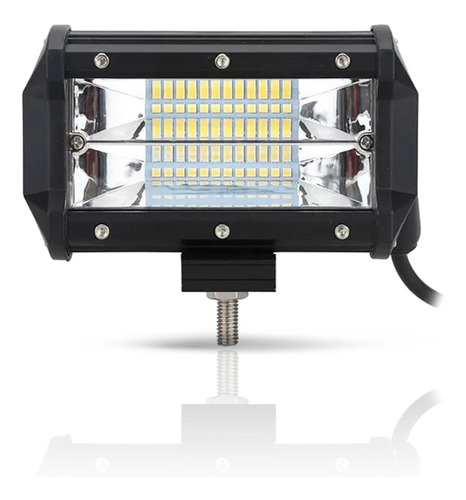 Par Farol Barra Led Off-road 24 Led 13cm Bi-volt 9-60v 72w