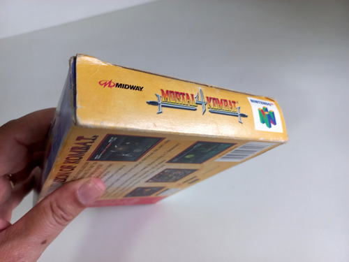 Mortal Kombat 4 Original Cib Completo Nintendo 64 (Usado)