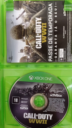 Call Of Duty Wwll Jogo Xbox One Físico Usado (Usado)