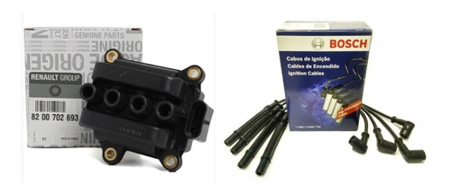 Kit Bobina/cables Bujias Renault Clio2 Mio 1.2 D4f