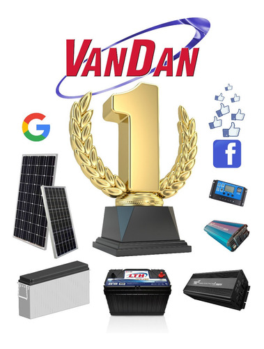 Kit Solar 900 Watts, Batería Lth, Completo Listo Para Usar (Usado)