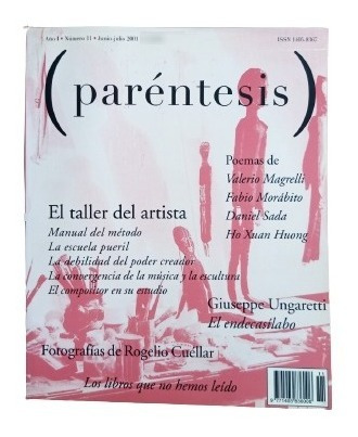 El Lujo Cultural De (paréntesis) Número 11.