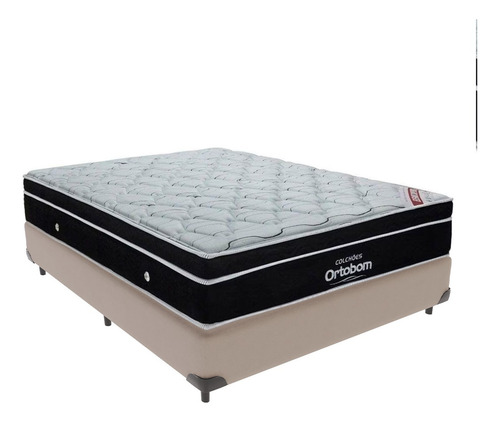Elegant Ortobom Base Bege Casal Molas Ensacadas Europillow