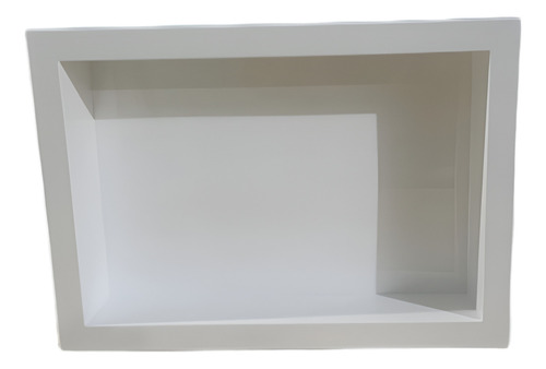 Nicho Flutuante Arquitech-metasul Sobrepor 28x40 Moderno Cor Branco