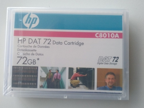 3 Cartuchos De Datos Hp C8010a Dat 72, 170 M, Memoria 72 Gb