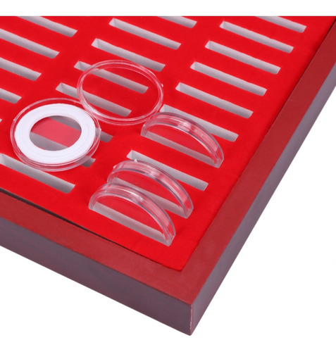 Zx Caja Redonda Para Guardar Monedas, 100 Unidades, Con