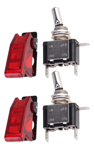 Interruptor Led Rojo Asw-07d 12 V Para Control De Faros Anti