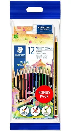 Lápis de Cor Staedtler 3 em 1 Buddy Noris Junior 6 Cores