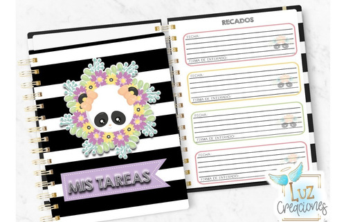Libreta De Tareas Mod. Pandita