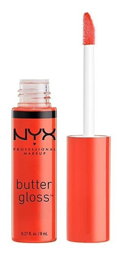 Tarta de melocotón Nyx Gloss Butter, 8 ml, color melocotón