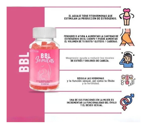 Gomitas De Aguaje Bbl