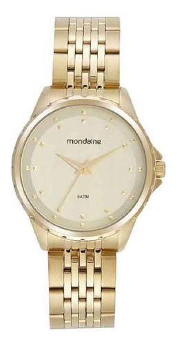 Relogio Mondaine Feminino 32519lpmvde1 Casual Dourado