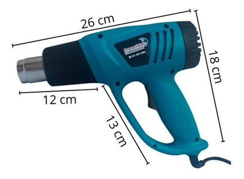 Soprador Térmico Aplicação Insulfilm Bicos Espátula E Maleta 220V