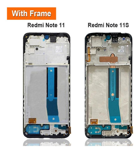 Pantalla Amoled Con Marco Para Redmi Note 11s 2201117sg