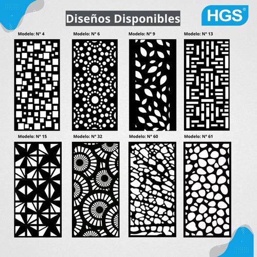 Baranda Balcon Chapa Decorada 2m X 1m Terrazas Y Piletas Gris Oscuro