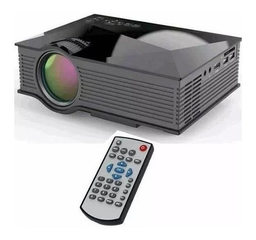Mini Projetor Led Profissional Uc68 Wifi 1800 Lumen Miracast