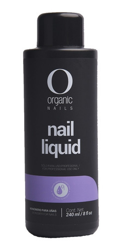 Imagen 1 de 6 de Monomero Liquido Para Uñas 240 Ml By Organic Nails